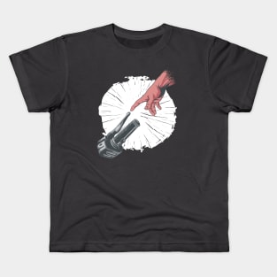 CREATION OF ADAM MOTORCYCLE Kids T-Shirt